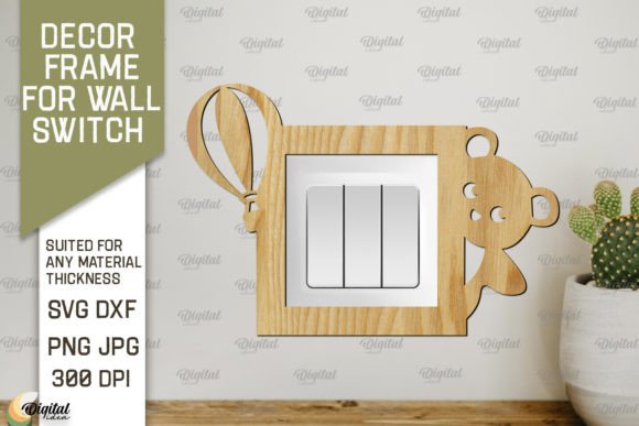 Download Decor Frame for Wall Switch Laser Cut - Premium Resources