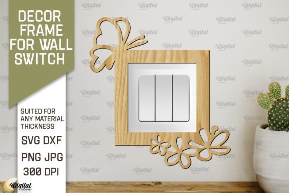 Download Decor Frame for Wall Switch Laser Cut - Premium Bundle