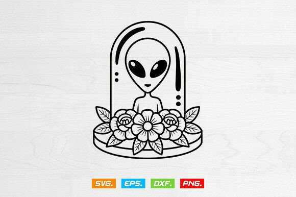 Download Alien Ship Svg, Floral UFO Svg,Alien Svg - Ship svg Collection