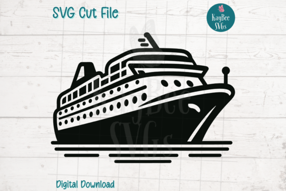 Download Cruise Ship SVG Cut File - Ship svg Collection