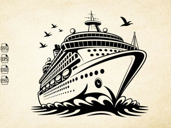 Download Cruise Ship SVG, Cruise Vacation Svg - Ship svg Collection