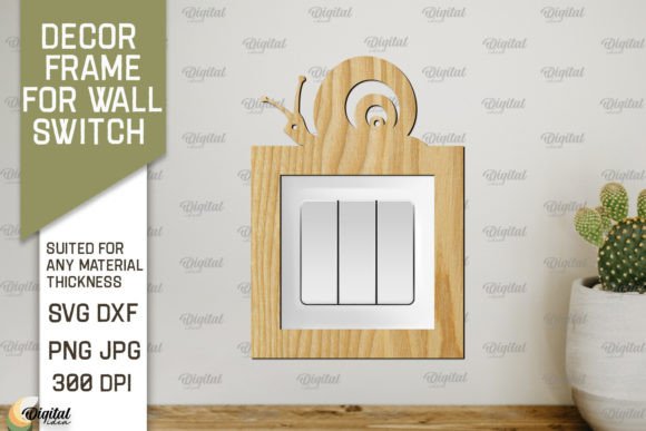 Download Decor Frame for Wall Switch Laser Cut - Premium Bundle