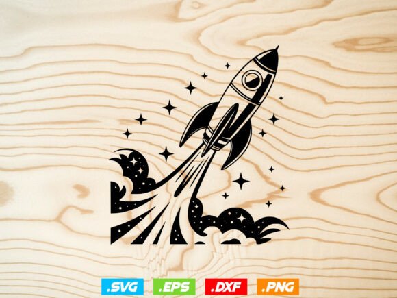 Download Rocket with Flower Svg, Space Ship Svg - Ship svg Collection