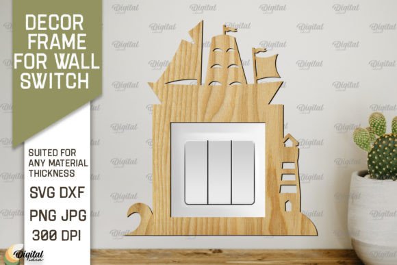 Download Decor Frame for Wall Switch Laser Cut - Premium Resources