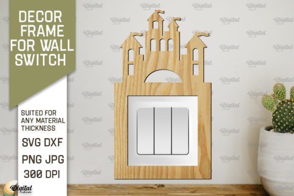 Download Decor Frame for Wall Switch Laser Cut - Premium Resources