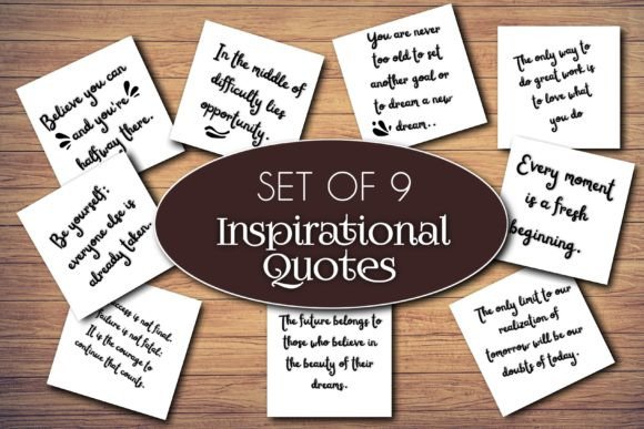 Download Inspirational Quotes for Wall Art - Premium Bundle